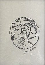 JEAN MARAIS Dessin Encre
