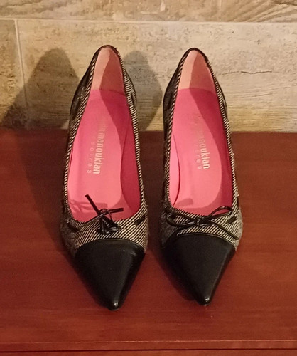 Escarpins cuir neufs alain - neufs,