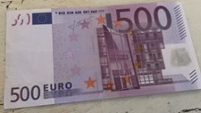 Billet 500 euros 2002 Jean Claude Trichet