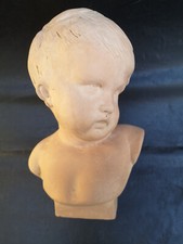 Joli buste enfant Terre cuite