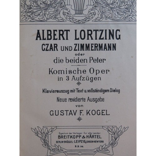 Lortzing albert czar - lortzing, und