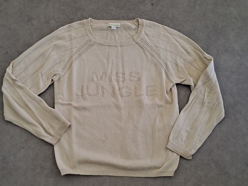 Pull fin beige maille ajouree