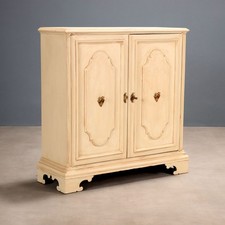 Buffet Ancien Noyer Tuiles Volets Italie XXe Siècle Original