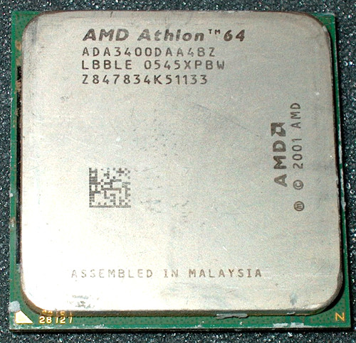 Amd athlon 3400 2 - athlon, 2.2