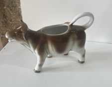 POT A LAIT CREME VERSEUSE CERAMIQUE FORME VACHE DECO COLLECTION CHALET MONTAGNE