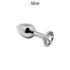 Plug anal métal bijou Rosebud