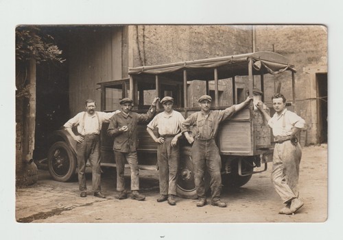 Carte photo ancien - ancien, camion