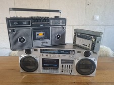 Lot De Radio Cassettes Vintage JVC SCHNEIDER