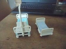 2 Lits Hôpital 1 Adulte 1 Enfant    Playmobil