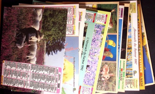 Lot calendriers la poste - de, 11