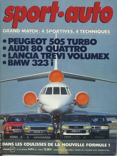 Sport auto 255 - avril, 1983