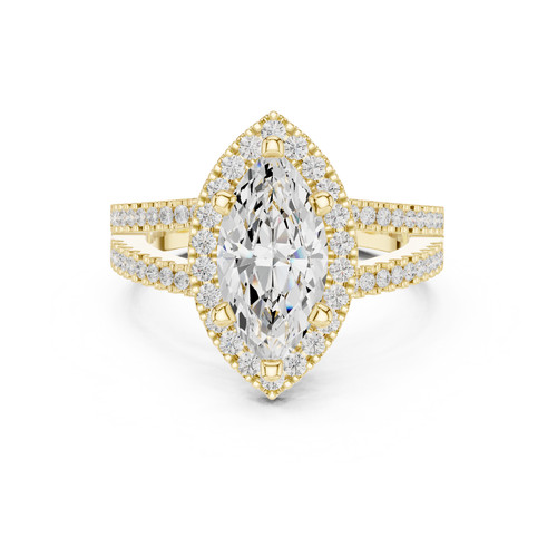 Bague haute couronne