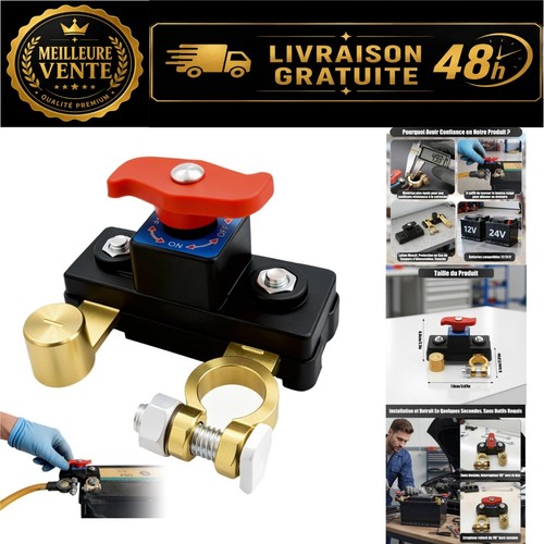 Coupe circuit batterie v - 12/24,