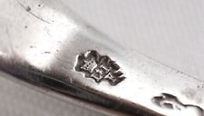 Fourchette argent massif XVIIIe, Uniplat, Quimper, Bretagne, Louis Le Febvre.