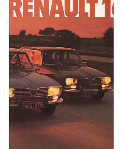 Brochure renault 16 - brochure,