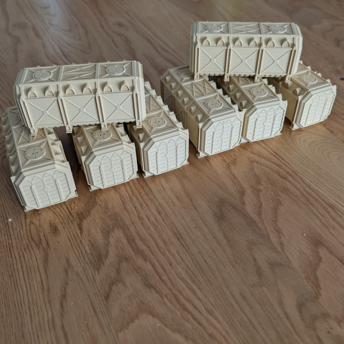 Caisses conteneurs 28mm 3d - &,