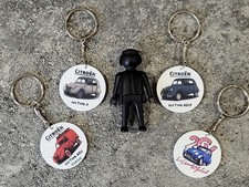Lot de 4 Porte Clés Citroën