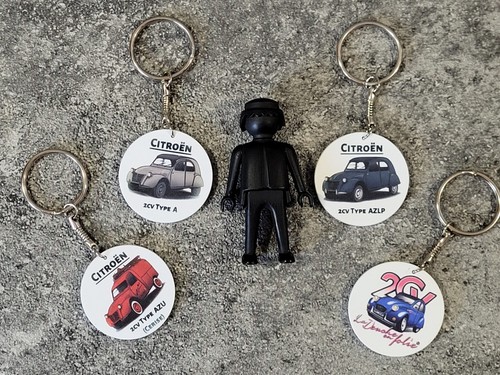 Lot porte clés citroën - 4,
