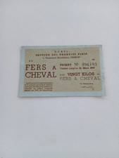 Billet Matière Fer À Cheval