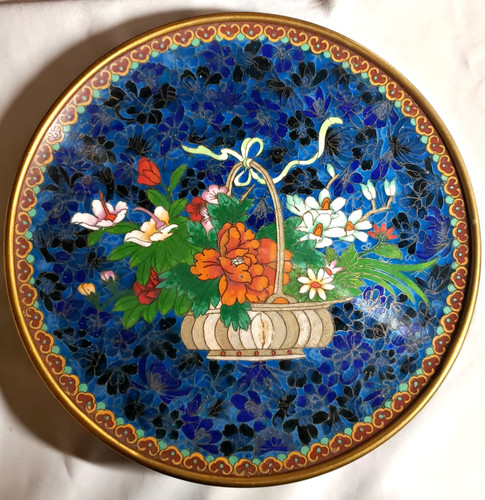 Plat email cloisonné chine - plat, en