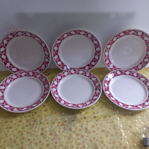 Assiettes plate badonviller - assiettes,