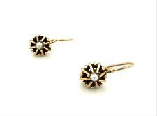 MAGNIFIQUE BOUCLES D'OREILLES OR 18 CARATS - Dormeuses Perles - 2,88 g