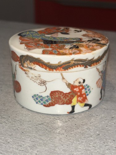 Boîte porcelaine chinoise - boîte,