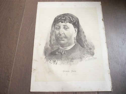 Georges sand grande gravure - sand,