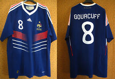 Maillot Equipe de France 2009 Gourcuff #8 Adidas Football Vintage Jersey - XL