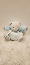 Peluche Kaloo ours bleu et gris 18 cm - Doudou bébé mixte neuf sans étiquette -
