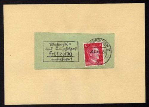 Allemagne 712 flamme - n°, yv.