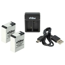 Kit de recharge 4 pcs pour GoPro Hero 3 CHDHX-301 CHDHN-301 Black Edition