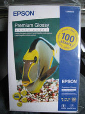 Epson Premium Glossy Photo Paper  Papier photo 10 x 15 cm 255 g/m² 80 100 feuill