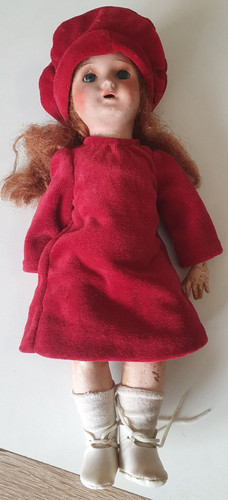 Poupée ancienne tête - poupée, et