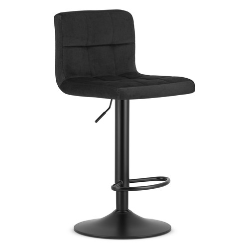Tabouret prot velours noir - prot,