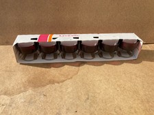 COUPE GLACE CHAMPAGNE LUMINARC SUEDE ROUGE VINTAGE (lot de six)