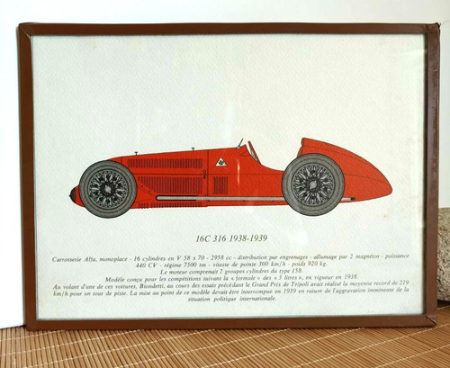 Ancienne affiche automobile - affiche,