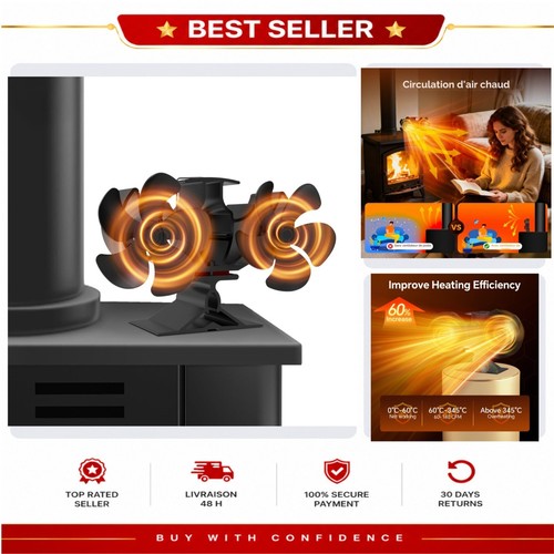 Ventilateur poêle bois - poêle,