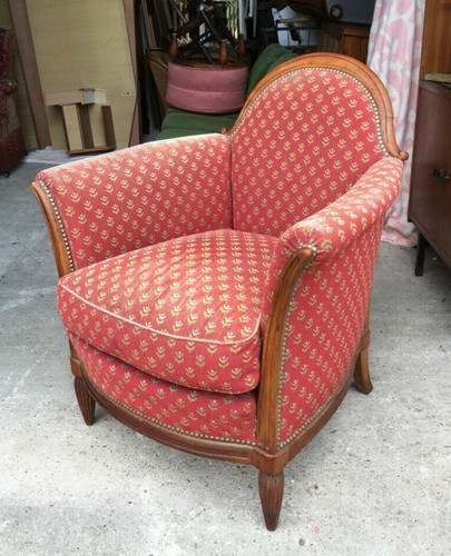 Fauteuil bergère 1920 en - fauteuil, 1920-30