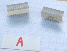 2x LTA-1000G LED Light Bar Uni-Color Green 565nm 20-Pin PDIP. Lot de 2.