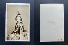 Radoult, Vaury, Paris, Zélia Ducelier Vintage cdv albumen print.