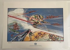 Druillet, Olymp. Games, litho. original, signed, numbered, 71x50 cm, New, 1992