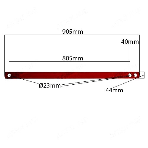 Barre liaison - barre, (3