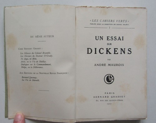 Essai sur dickens - essai,