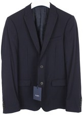 Blazer ZAPA Pour Homme (UE) 48 Bleu Marine Foncé En Laine