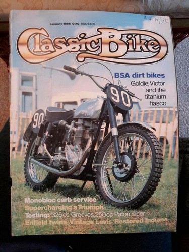 Classic bike january - bike, bsa