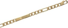Gourmette en Plaqué Or 18