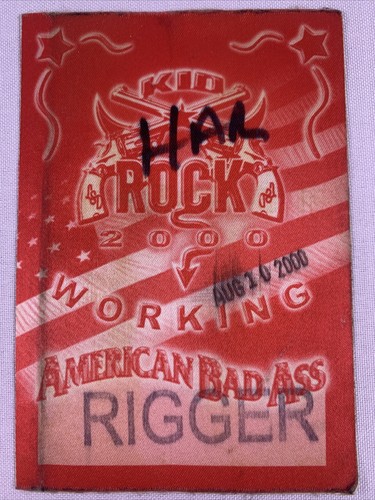 Kid rock passer - rock, ticket