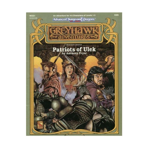 Tsr greyhawk patriotes ulek - greyhawk, d'ulek