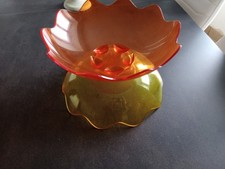 TUPPERWARE Corbeille Saladier Coupe Elégance 2 L Orange Jaune 